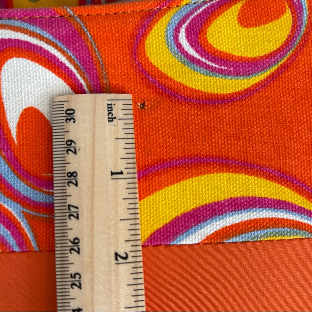 kate spade Orange & Pink Canvas Bow Tote - Picture 6 of 15